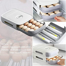 Egg Storage Box Plastic Egg Drawer Fridge  (1 Pc)
