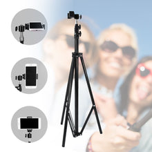 Professional DSLR Camera Tripod - Max Height 178cm Adjustable Stand with Multipurpose Head for Photography