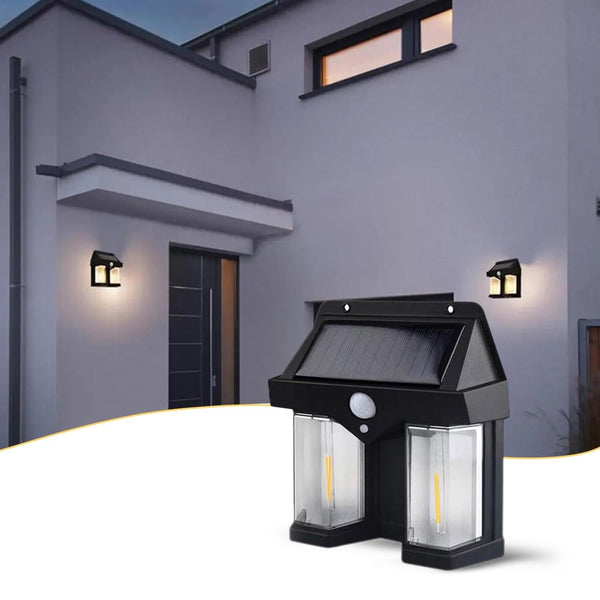 Outdoor Solar Wall Lamp Outdoor Waterproof High Quality Lamp (1 Pc)