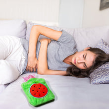 Watermelon Small Hot Water Bag with Cover – Pain Relief Warmer