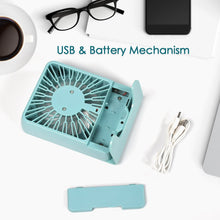 Portable Desk Fan – (Battery Not Included)