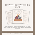 HOW TO GET YOUR EX BACK - A 30-Day Action Plan to Rebuild Love and Trust Without Begging or Manipulation