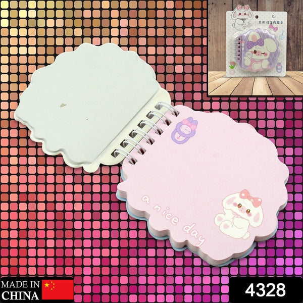 Multi Shape Cartoon Diary(Unique Mini Diary) (1 Pc)